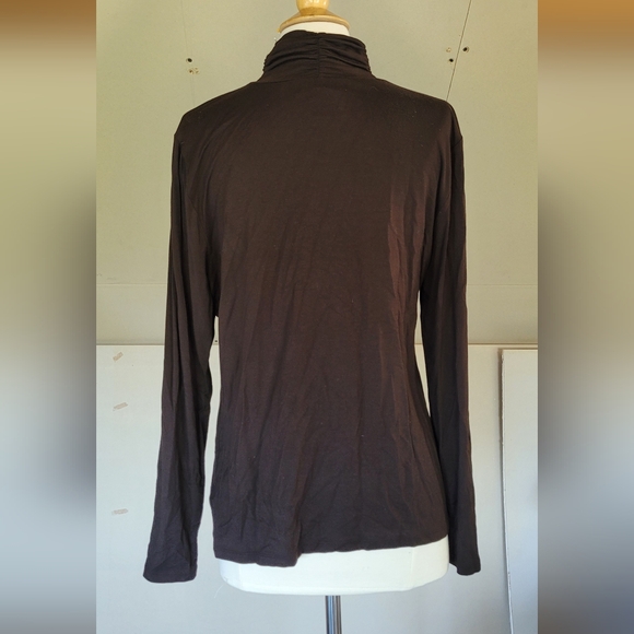 Style & Co Brown Long Sleeve Turtleneck Size L | Fall Fashion - Picture 4 of 5